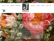 Tablet Screenshot of jardiniereflowers.com